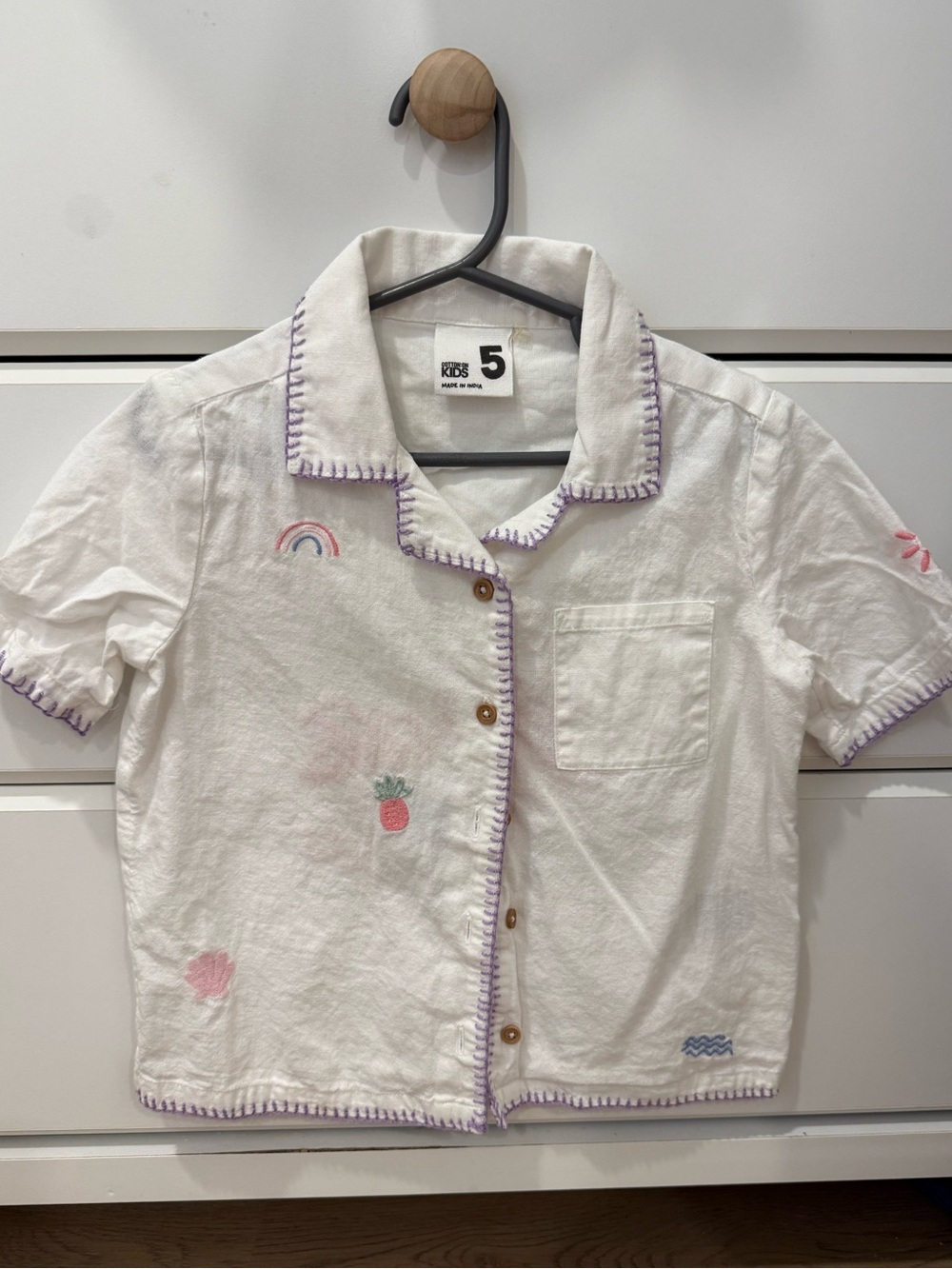 Cotton On Button-Front Tropical Shirt Kids